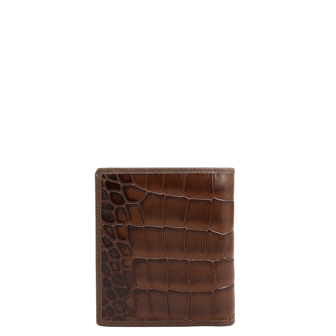 Date Bifold Leather Mens Wallet