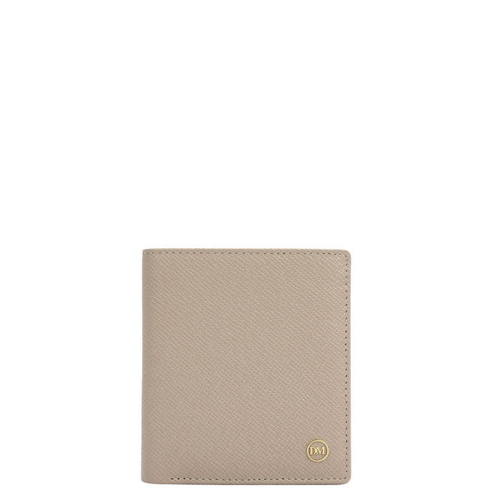 Light Grey Bifold Leather Mens Wallet