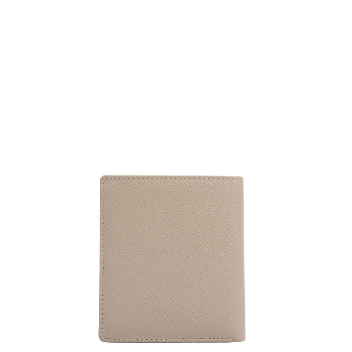 Light Grey Bifold Leather Mens Wallet