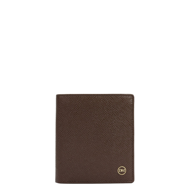 Walnut Bifold Leather Mens Wallet