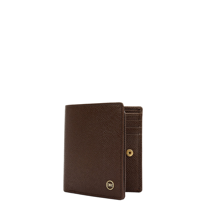 Walnut Bifold Leather Mens Wallet