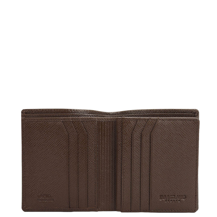 Walnut Bifold Leather Mens Wallet