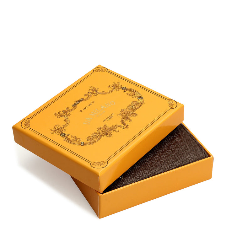 Walnut Bifold Leather Mens Wallet