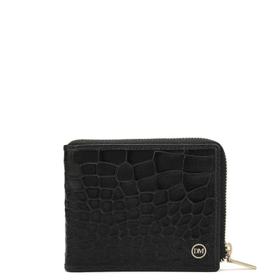Black Bifold Leather Mens Wallet