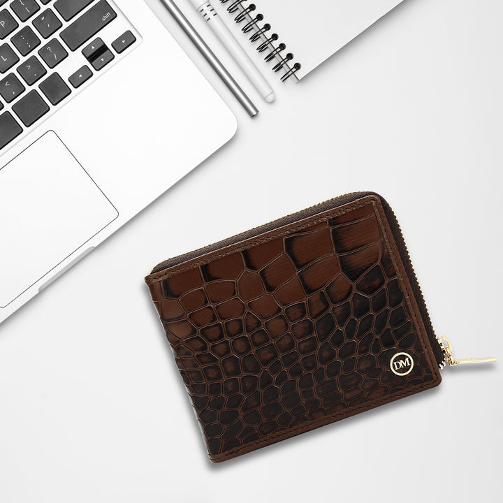 Date Bifold Leather Mens Wallet