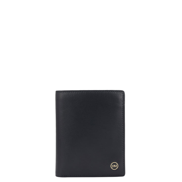 Navy Bifold Leather Mens Wallet