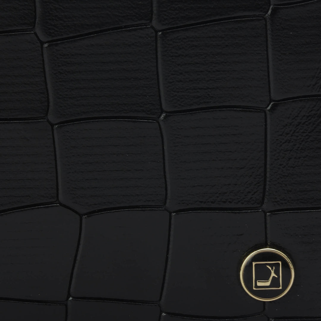 Black Bifold Leather Mens Wallet