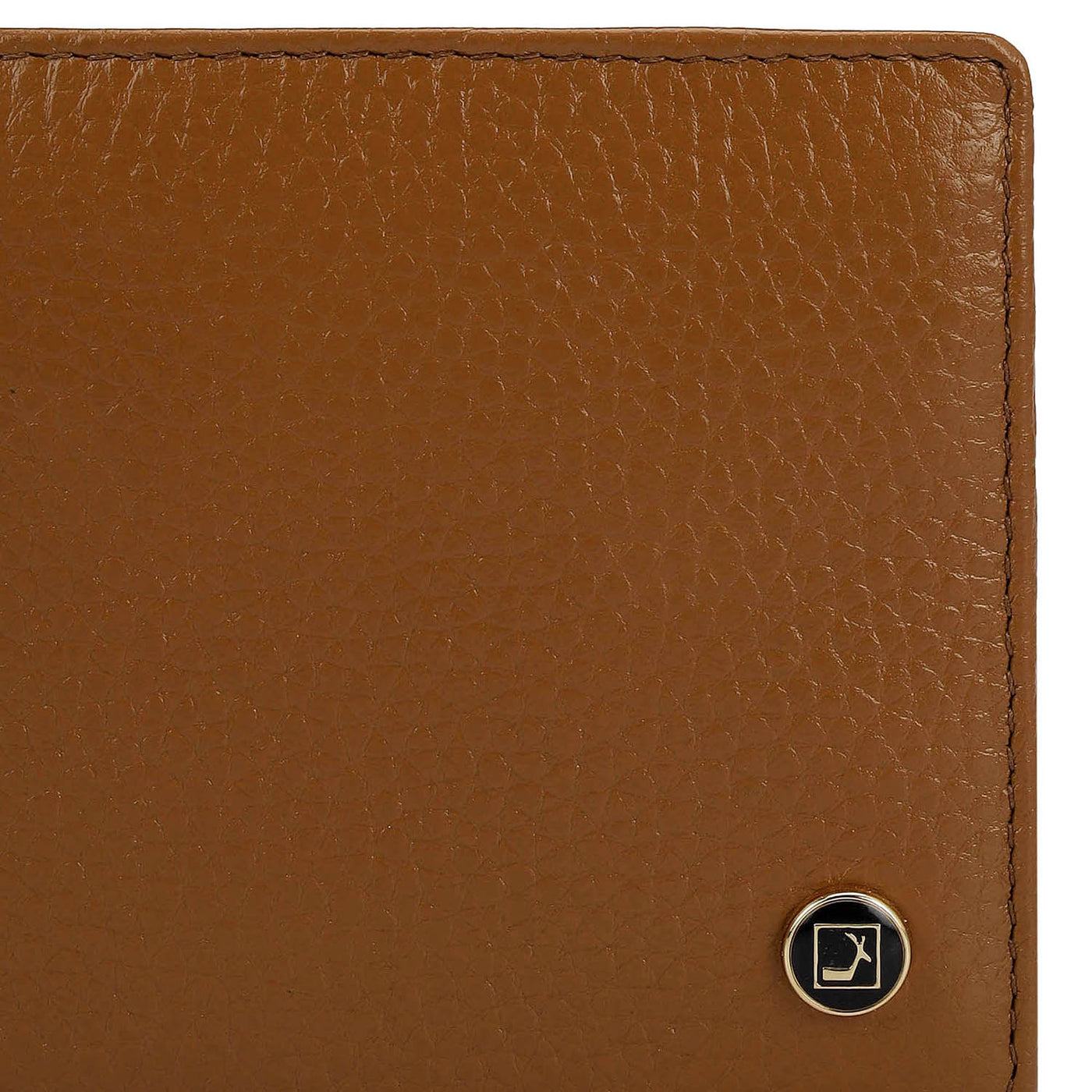 Caramel Bifold Leather Mens Wallet