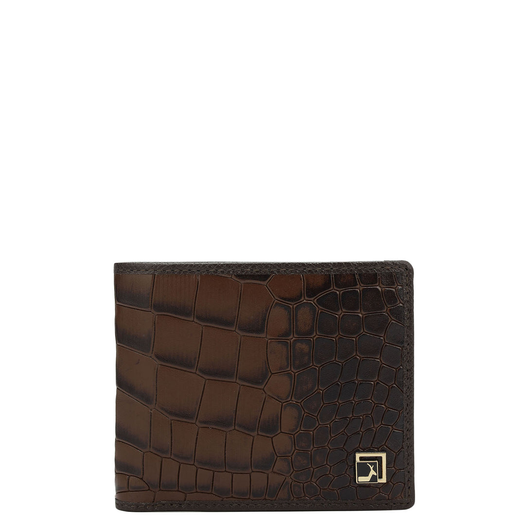 Date Bifold Leather Mens Wallet