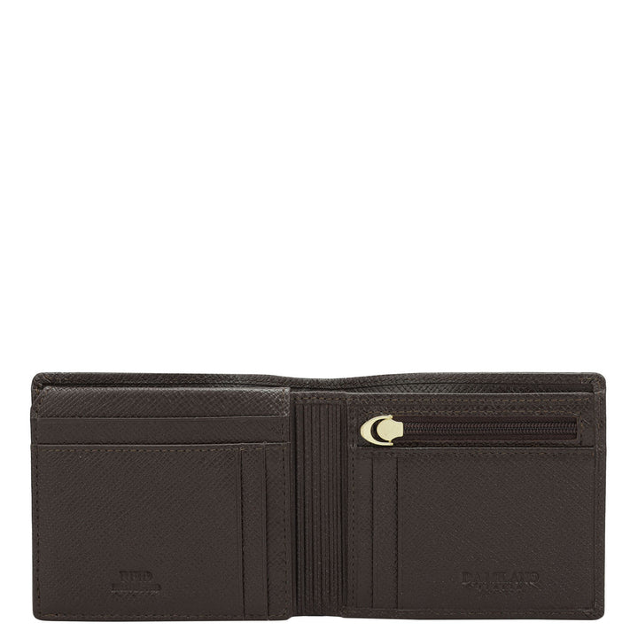 Date Bifold Leather Mens Wallet