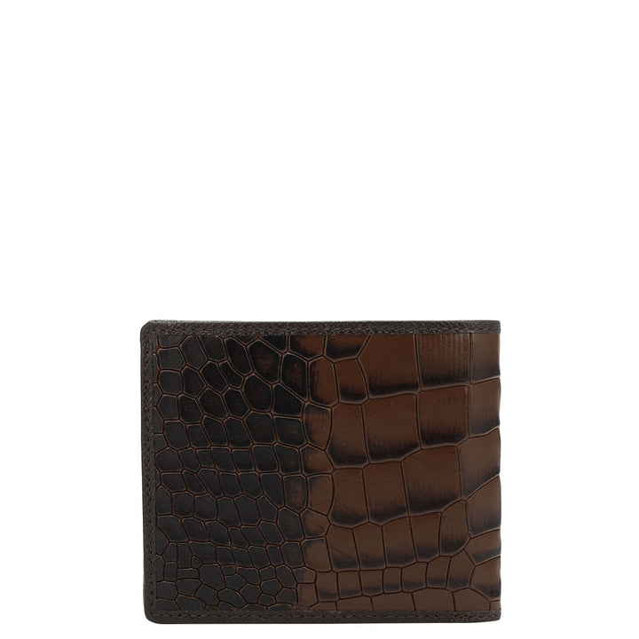 Date Bifold Leather Mens Wallet
