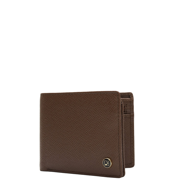 Date Bifold Leather Mens Wallet