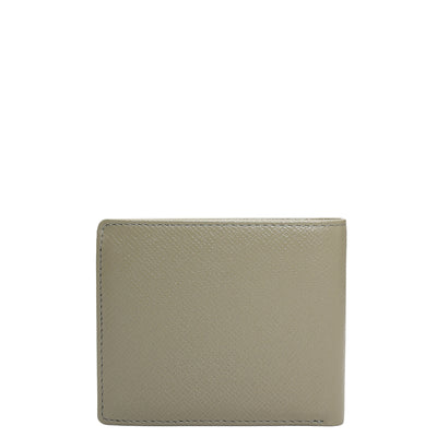 Stone Grey Bifold Leather Mens Wallet