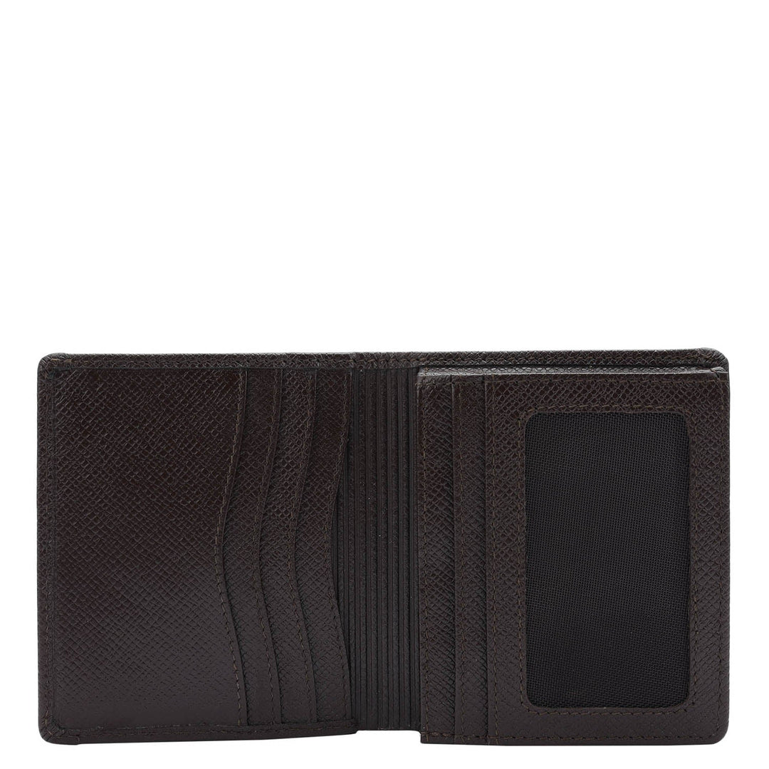 Chocolate Bifold Leather Mens Wallet