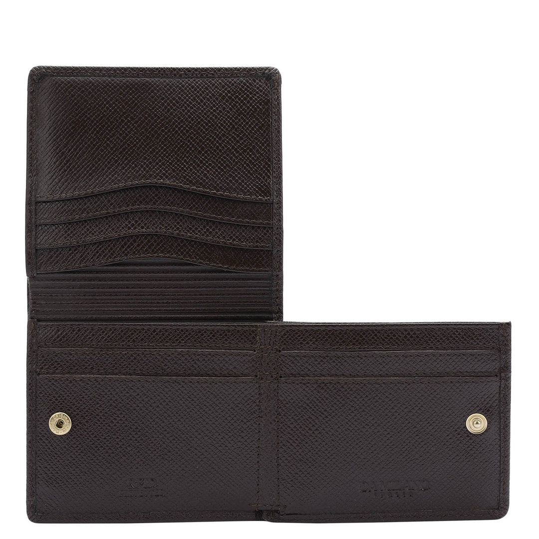 Chocolate Bifold Leather Mens Wallet