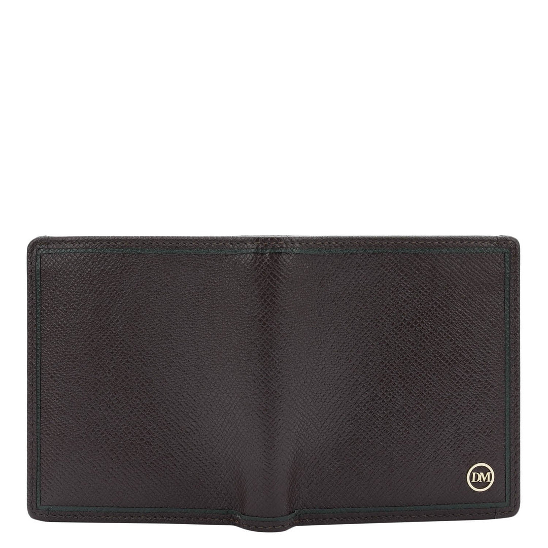 Chocolate Bifold Leather Mens Wallet