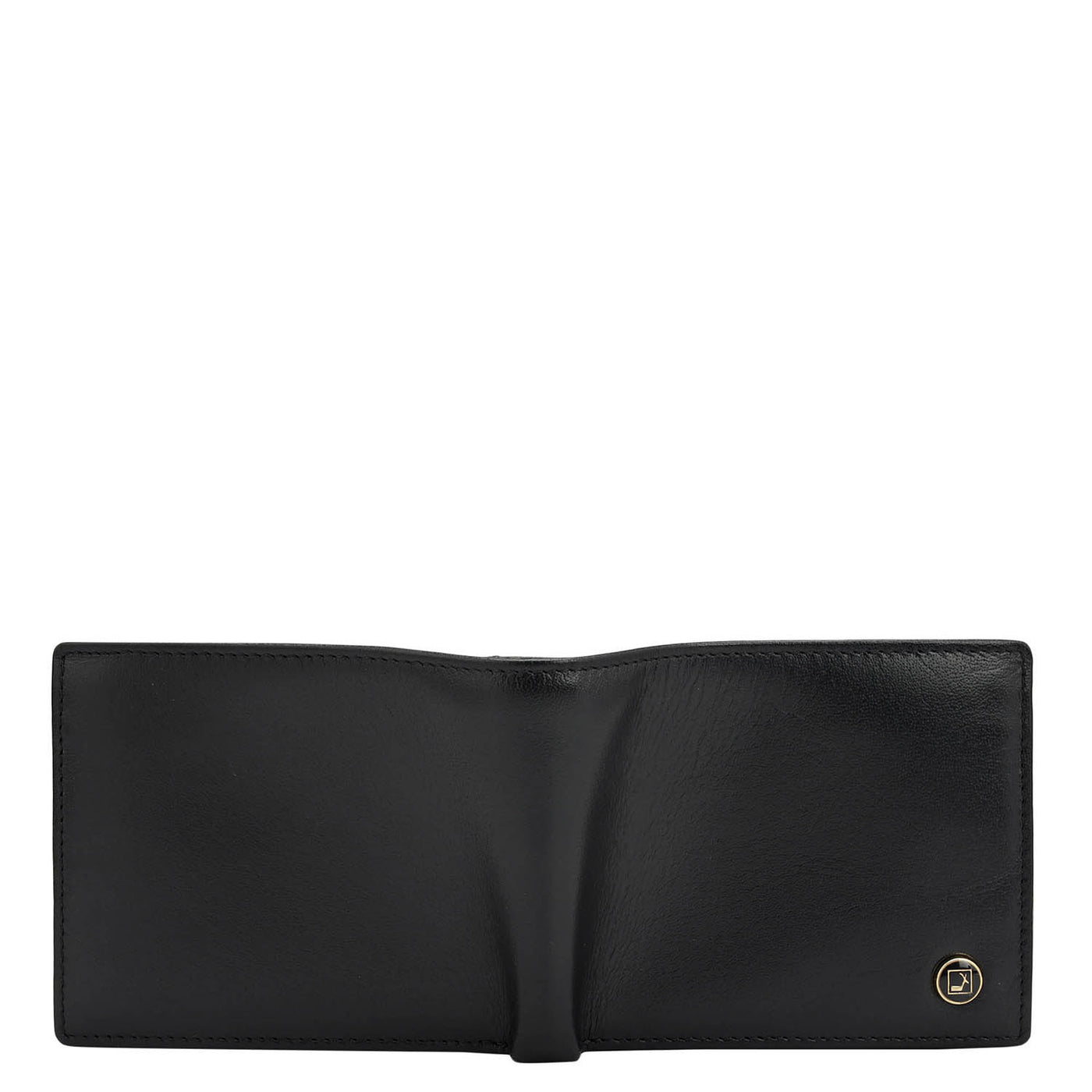 Black Bifold Leather Mens Wallet