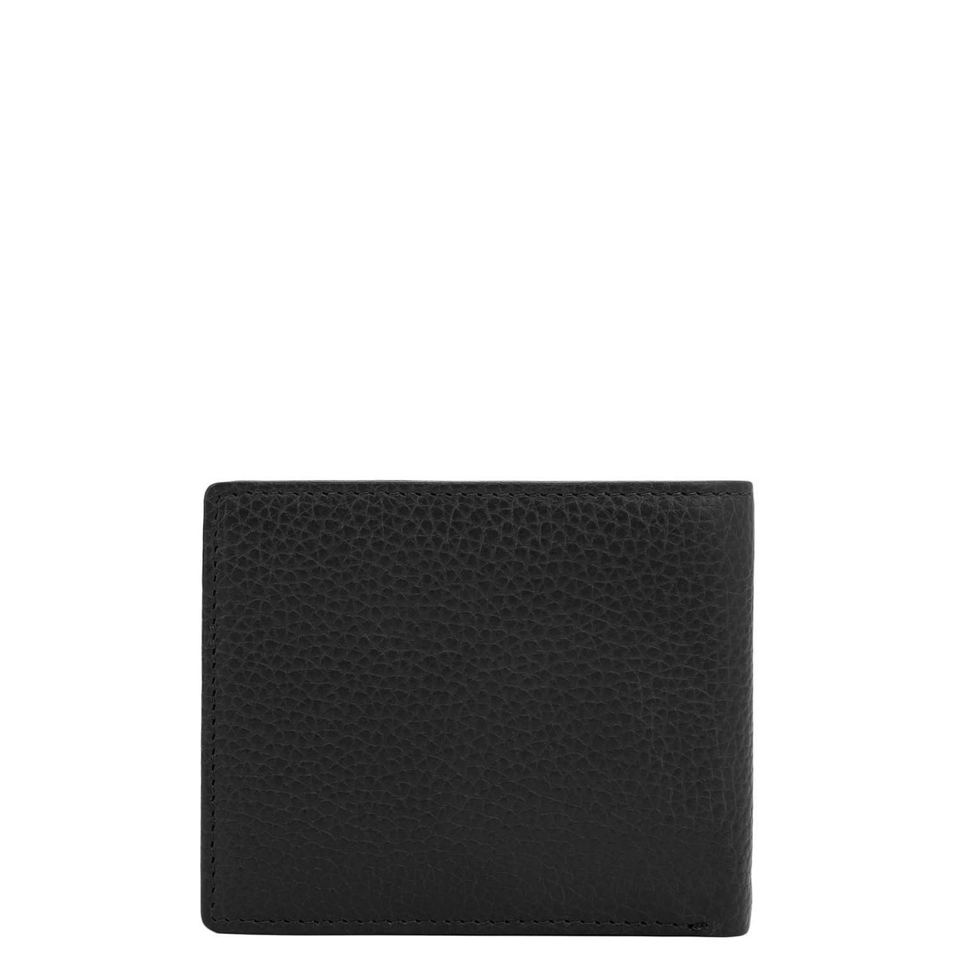 Black Bifold Leather Mens Wallet