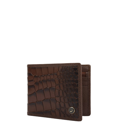 Brown Bifold Leather Mens Wallet
