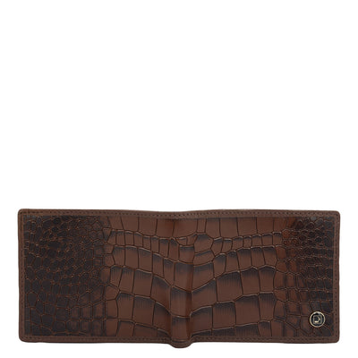 Brown Bifold Leather Mens Wallet