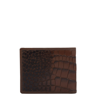 Brown Bifold Leather Mens Wallet