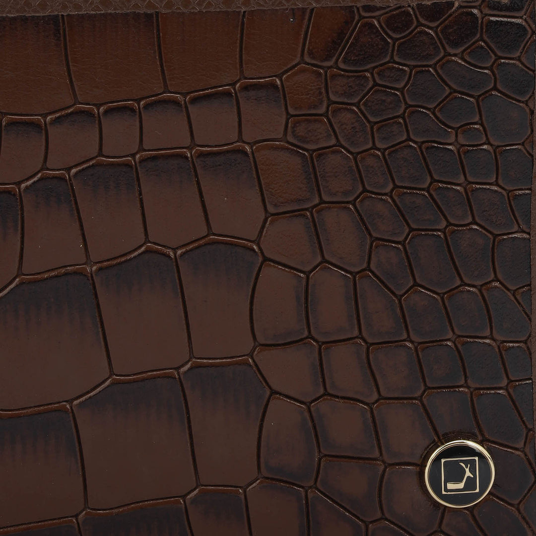 Brown Bifold Leather Mens Wallet