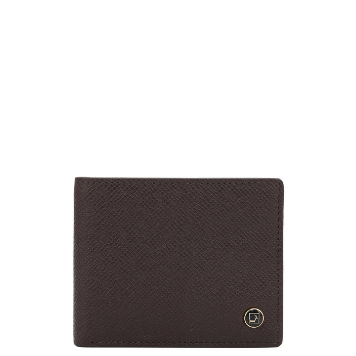 Chocolate Bifold Leather Mens Wallet