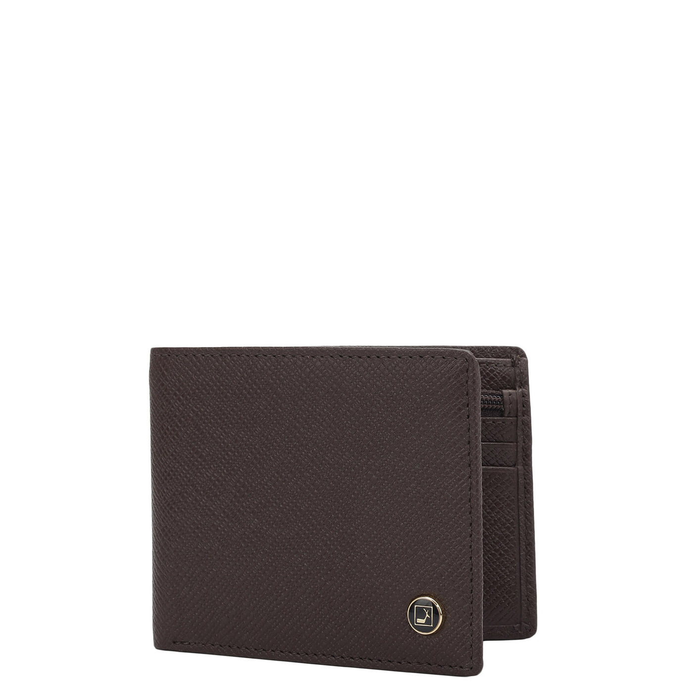 Chocolate Bifold Leather Mens Wallet