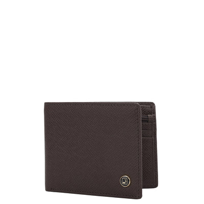 Chocolate Bifold Leather Mens Wallet