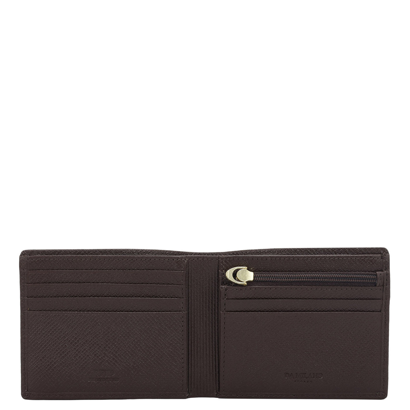 Chocolate Bifold Leather Mens Wallet