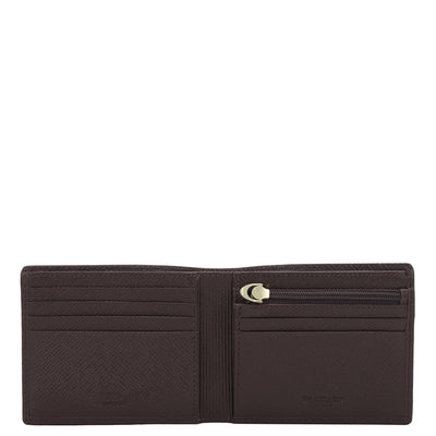 Chocolate Bifold Leather Mens Wallet