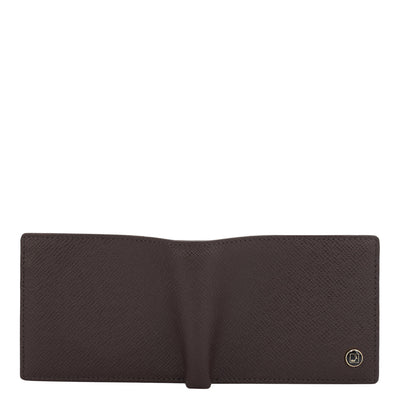Chocolate Bifold Leather Mens Wallet