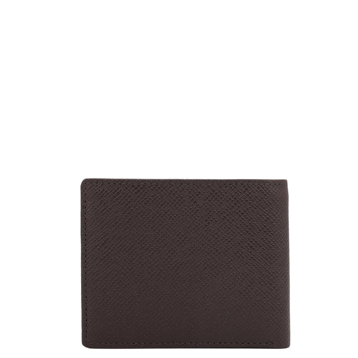 Chocolate Bifold Leather Mens Wallet