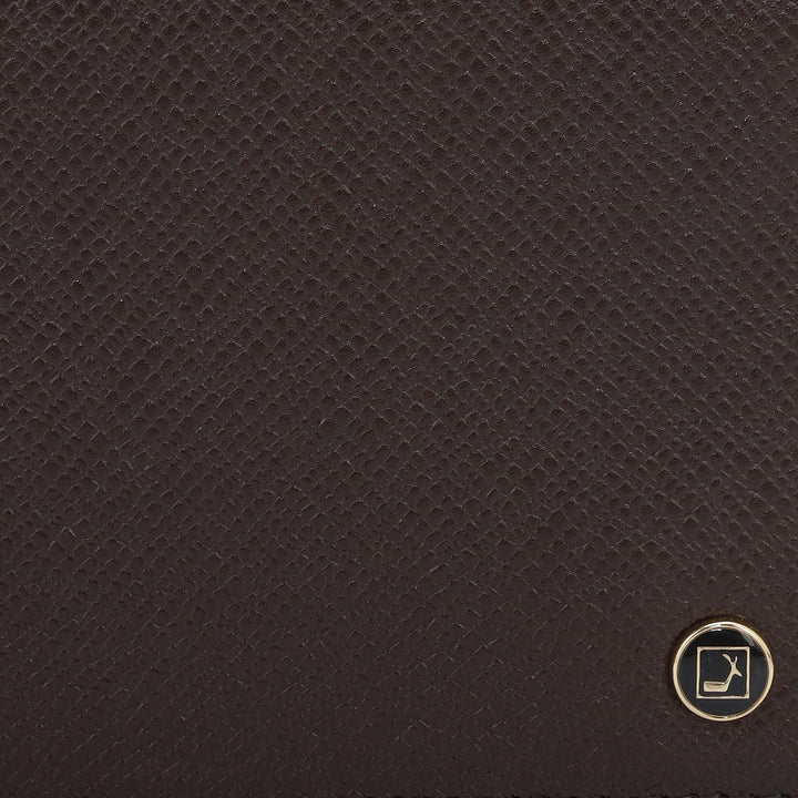 Chocolate Bifold Leather Mens Wallet