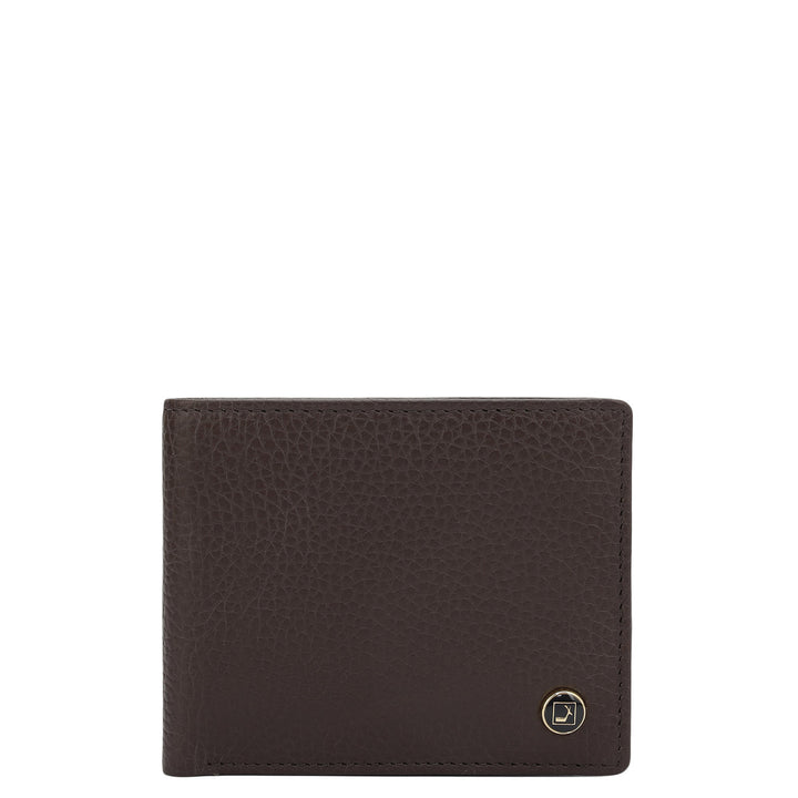 Chocolate Bifold Leather Mens Wallet