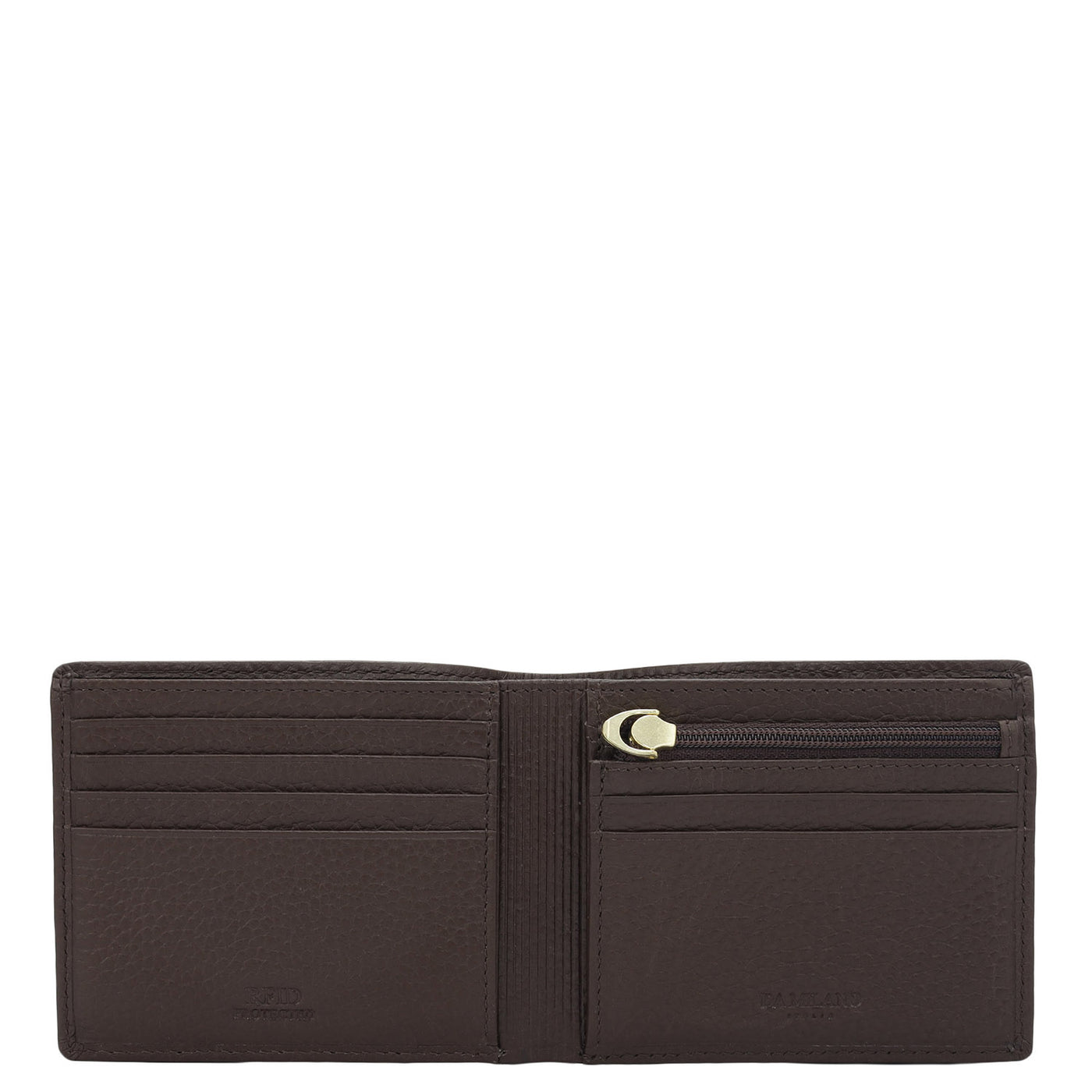 Chocolate Bifold Leather Mens Wallet