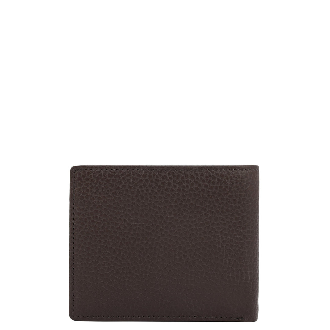 Chocolate Bifold Leather Mens Wallet