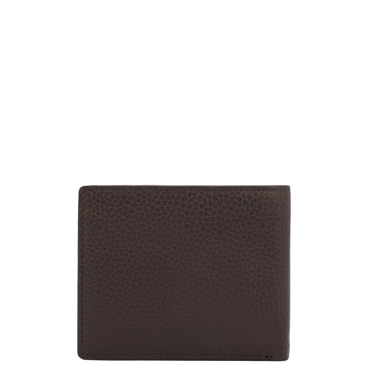 Chocolate Bifold Leather Mens Wallet