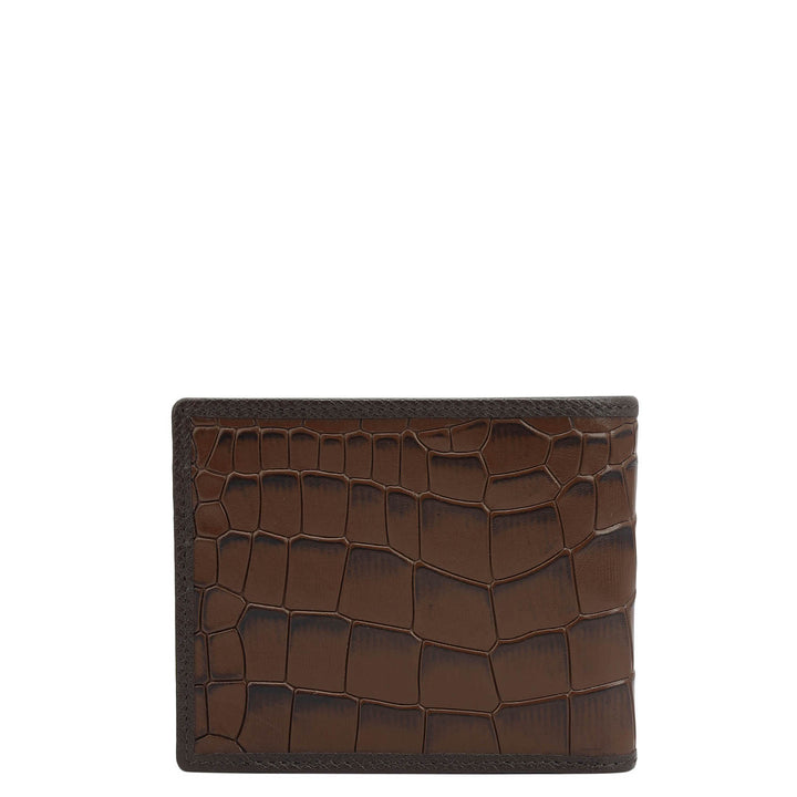 Date Bifold Leather Mens Wallet