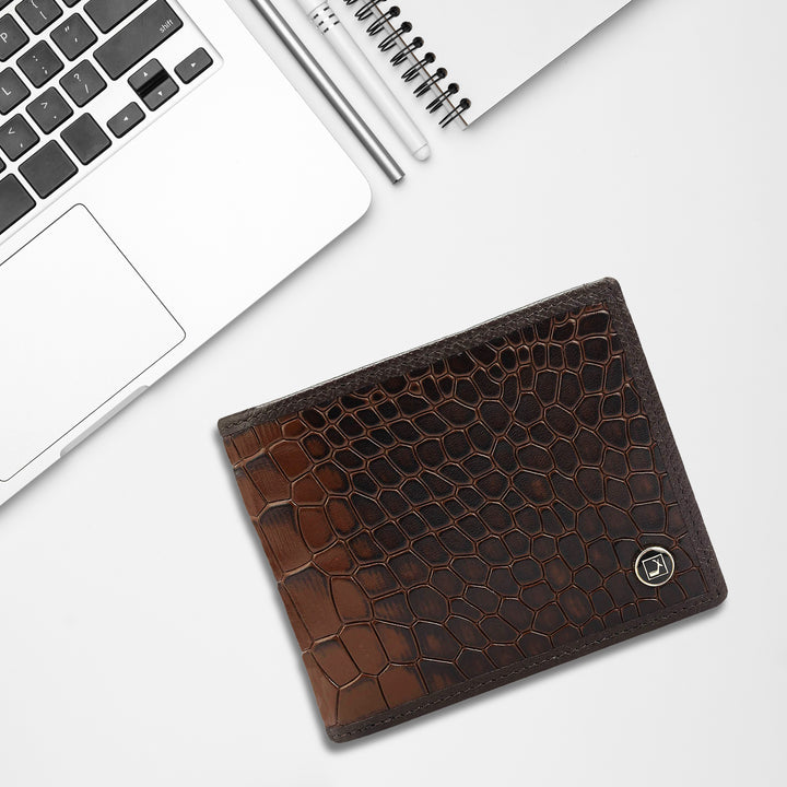 Date Bifold Leather Mens Wallet