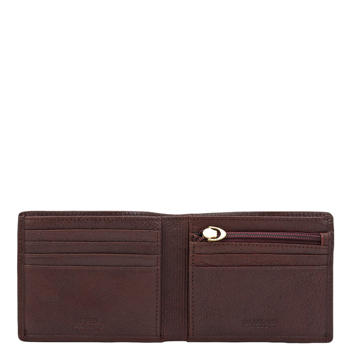 Berry Bifold Leather Mens Wallet