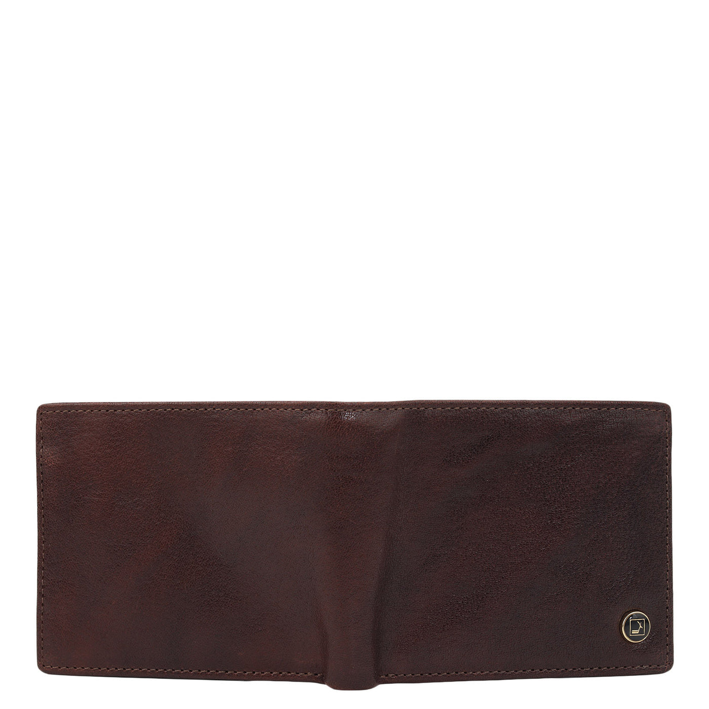 Elephant Pattern Leather Mens Wallet - Berry