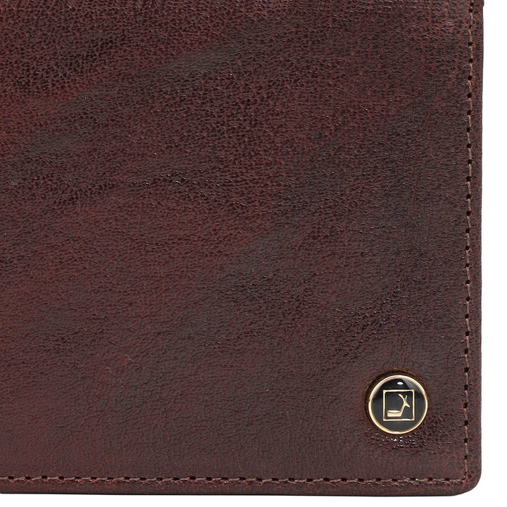 Berry Bifold Leather Mens Wallet