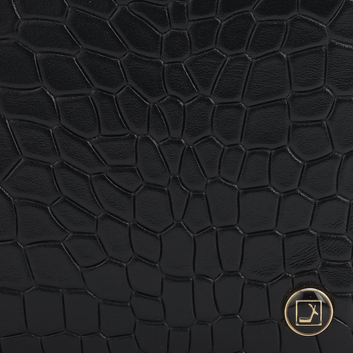 Black Bifold Leather Mens Wallet