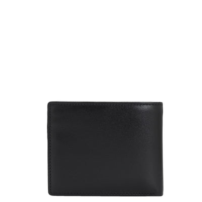 Plain Leather Mens Wallet - Black