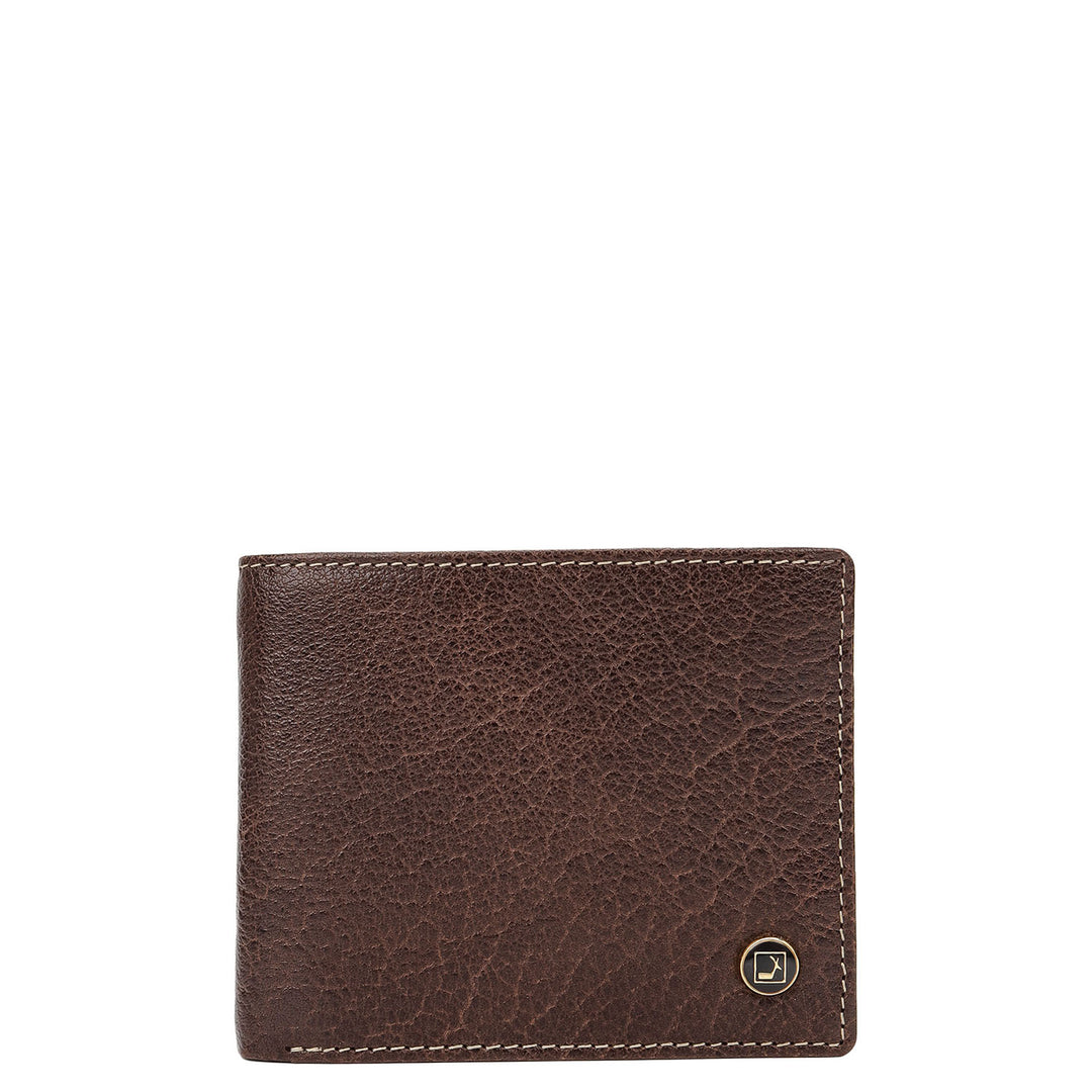 Brown Bifold Leather Mens Wallet