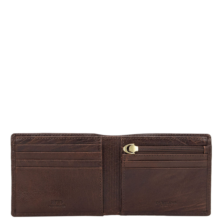 Brown Bifold Leather Mens Wallet