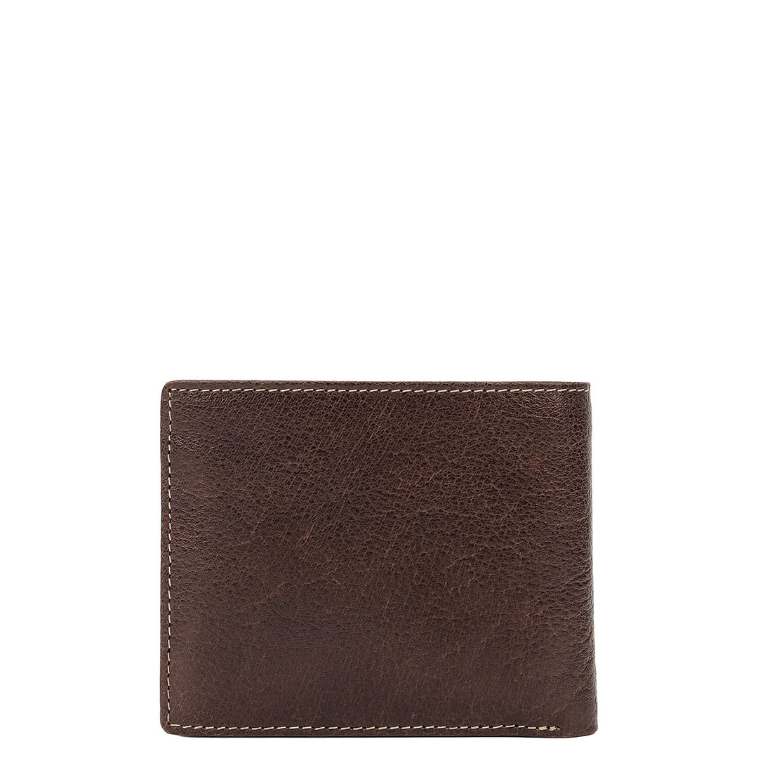 Brown Bifold Leather Mens Wallet