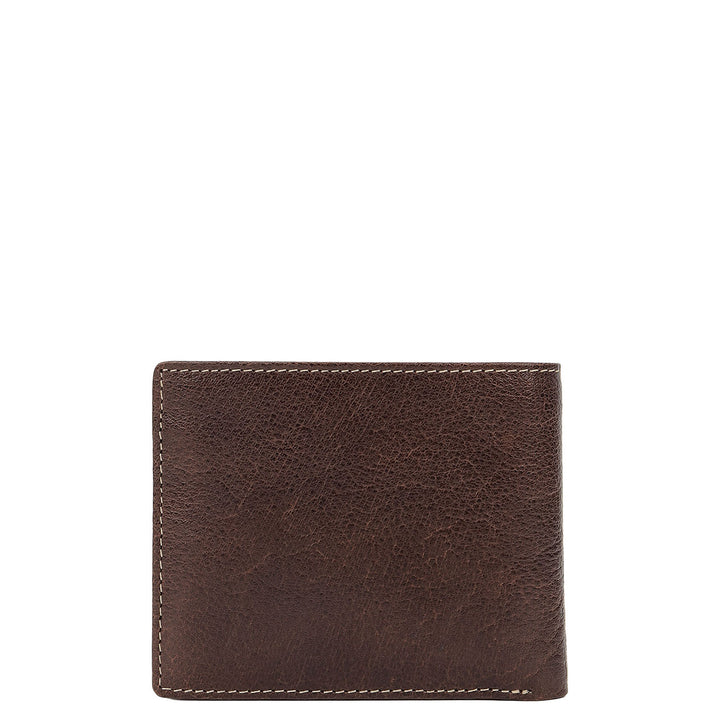 Brown Bifold Leather Mens Wallet