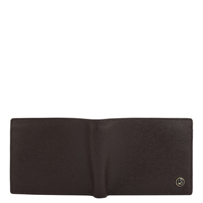 Chocolate Bifold Leather Mens Wallet